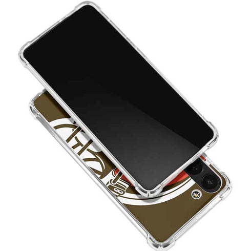 NFL Cleveland Browns Large Logo Galaxy S24 FE Clear Case
